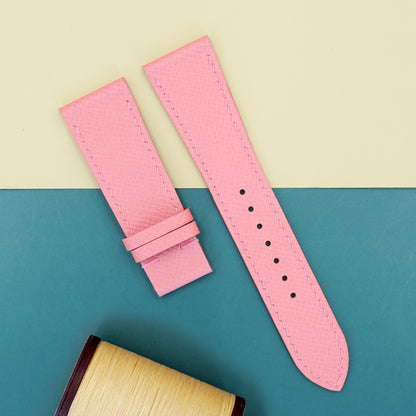 Strap Watch Epsom leather for Apple Watch and Mechanical Watch - Pink EP2202