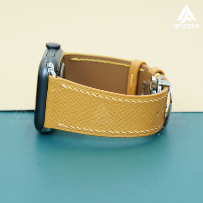 Watch Strap Epsom Leather Watch Bands - Yellow EP2214