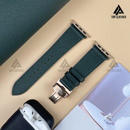 Watch Strap Epsom Leather Watch Bands & Mechanical Watch - Moss Green EP2212