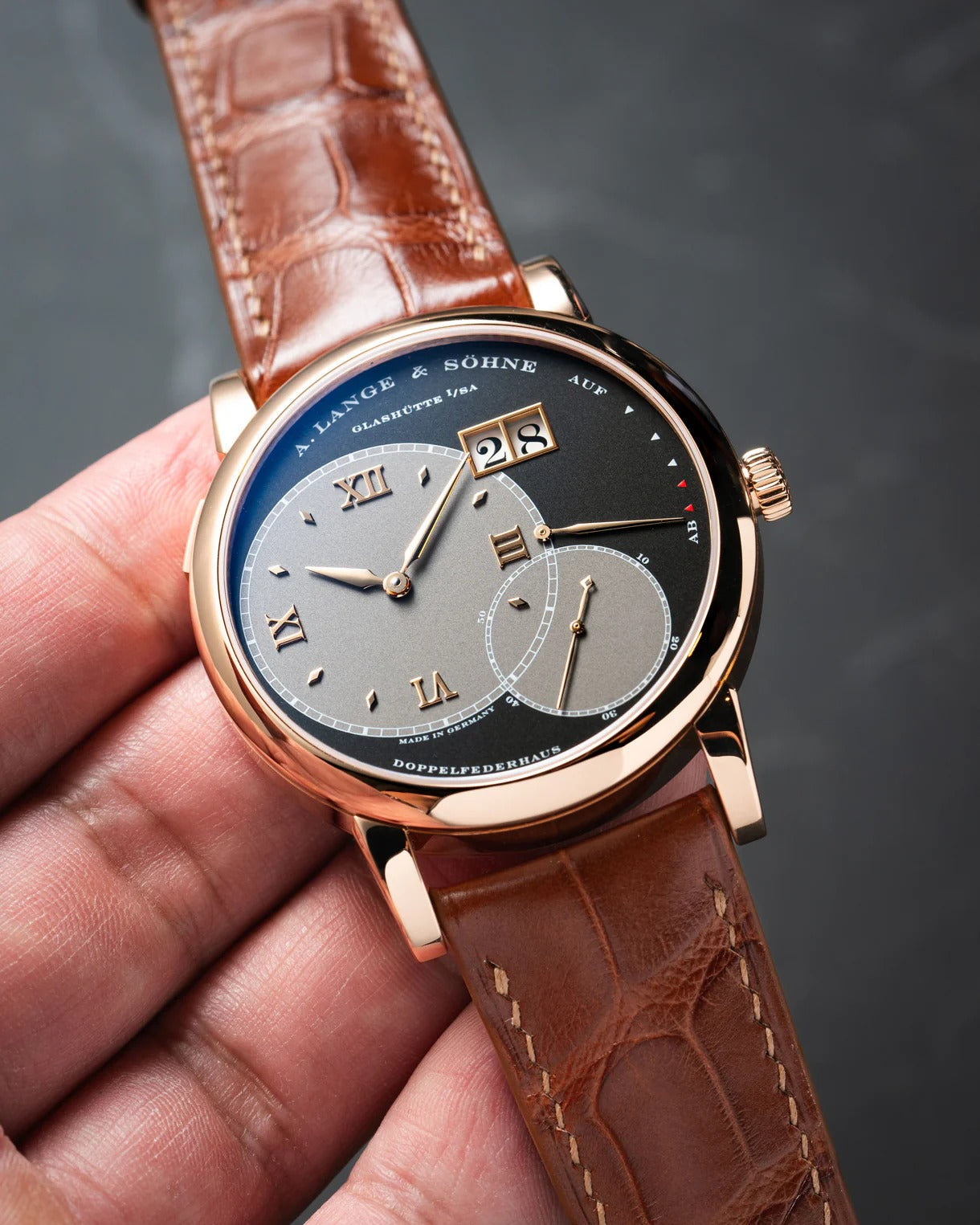 Matte Alligator Signature Strap