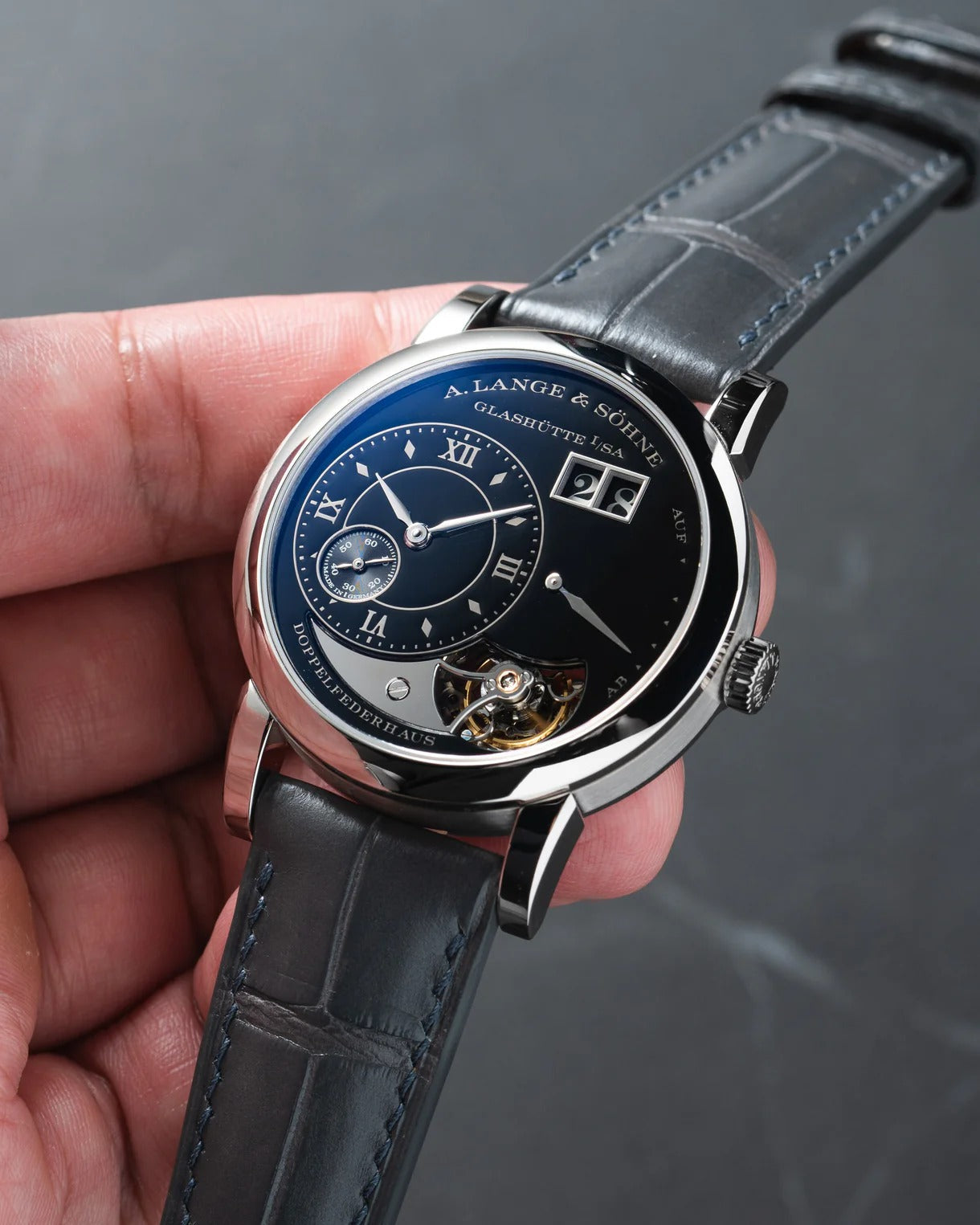 Matte Alligator Signature Strap