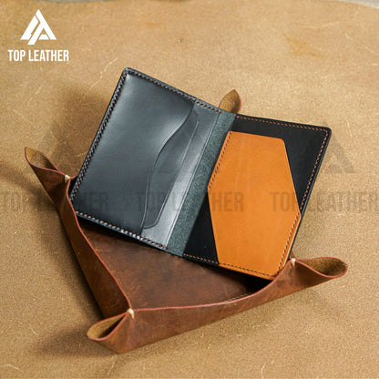 Leather Minimalist Card Holder, Slim Leather Card Holder Minimalist wallet