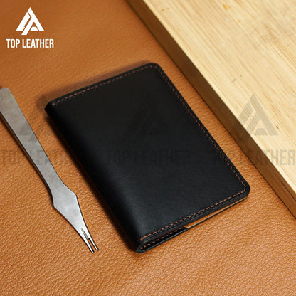 Leather Minimalist Card Holder, Slim Leather Card Holder Minimalist wallet