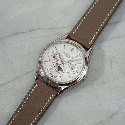 SWIFT Calfskin Watch Strap-Classic Étoupe