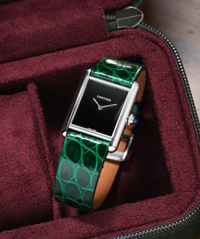 Matte Mahogany Alligator Flank Stitchless Strap