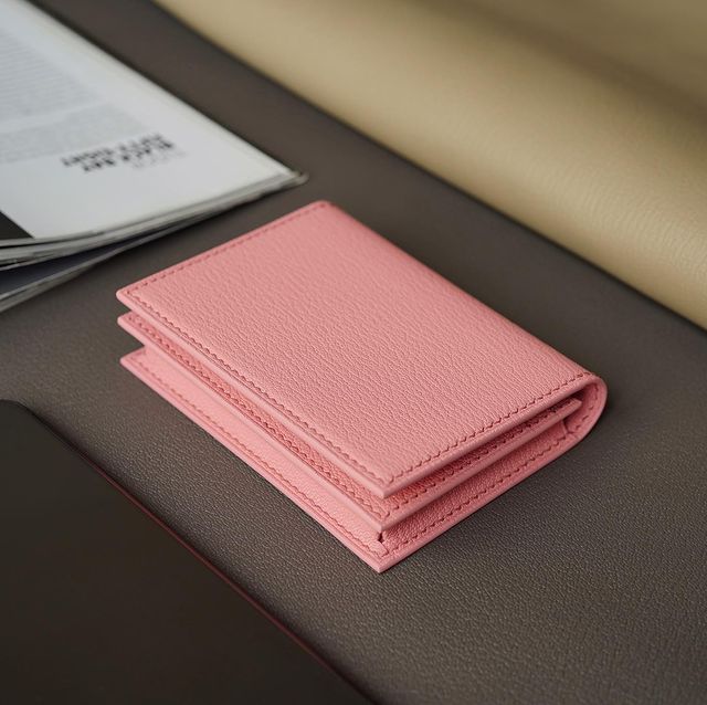 Pink card holder