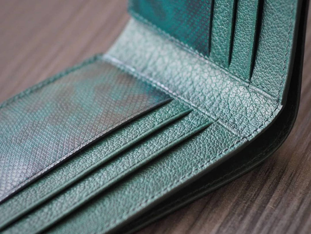 Bifold Snake Epsom Leather Wallet