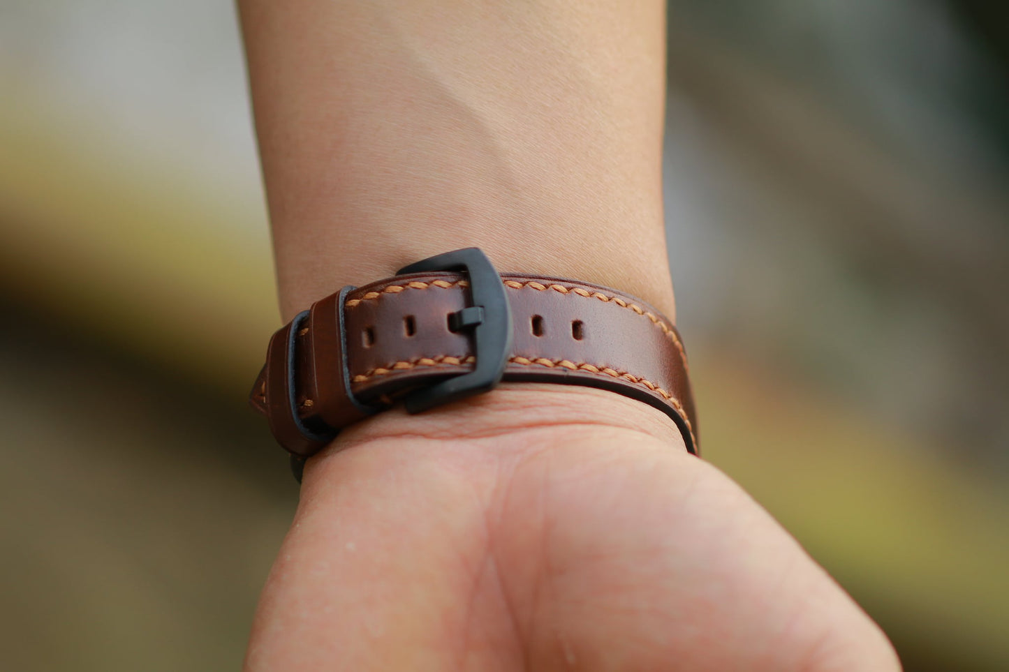 Genuine Cow Leather Watch Strap/Quick Release Watch Strap/Leather Handmade Watch Strap/Custom Leather Watch Band