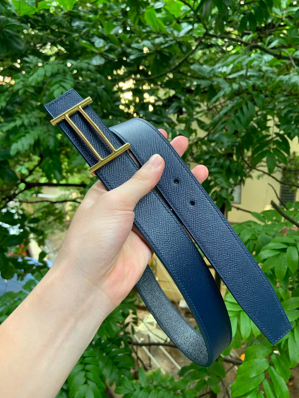 Hand-stitched Full-grain Cowhide Belt 3