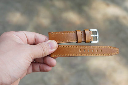 Genuine Cow Leather Watch Strap/Quick Release Watch Strap/Leather Handmade Watch Strap/Custom Leather Watch Band