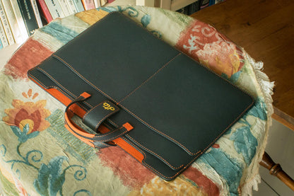 Epsom Leather macbook bag