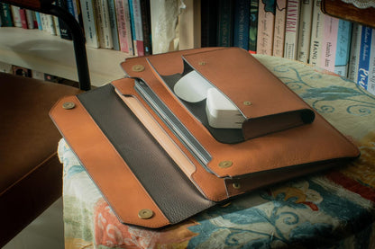 Vintage Leather macbook bag