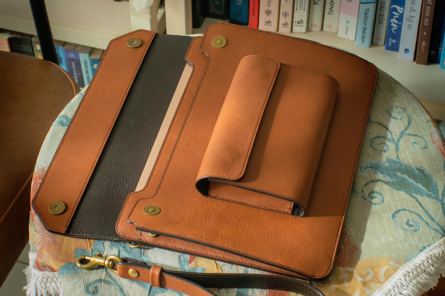 Vintage Leather macbook bag