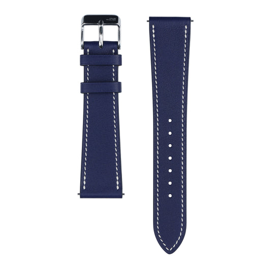 SWIFT Calfskin Watch Strap-Bleu Electrique