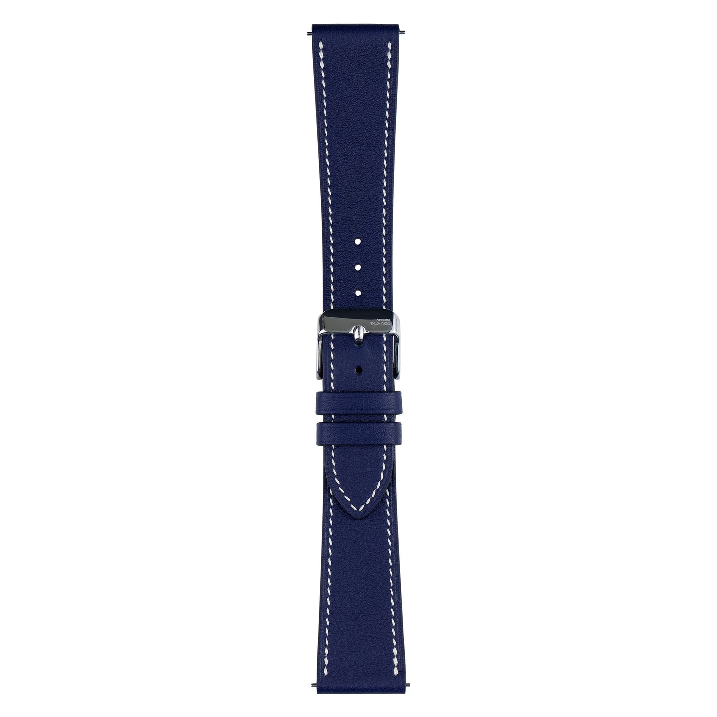 SWIFT Calfskin Watch Strap-Bleu Electrique