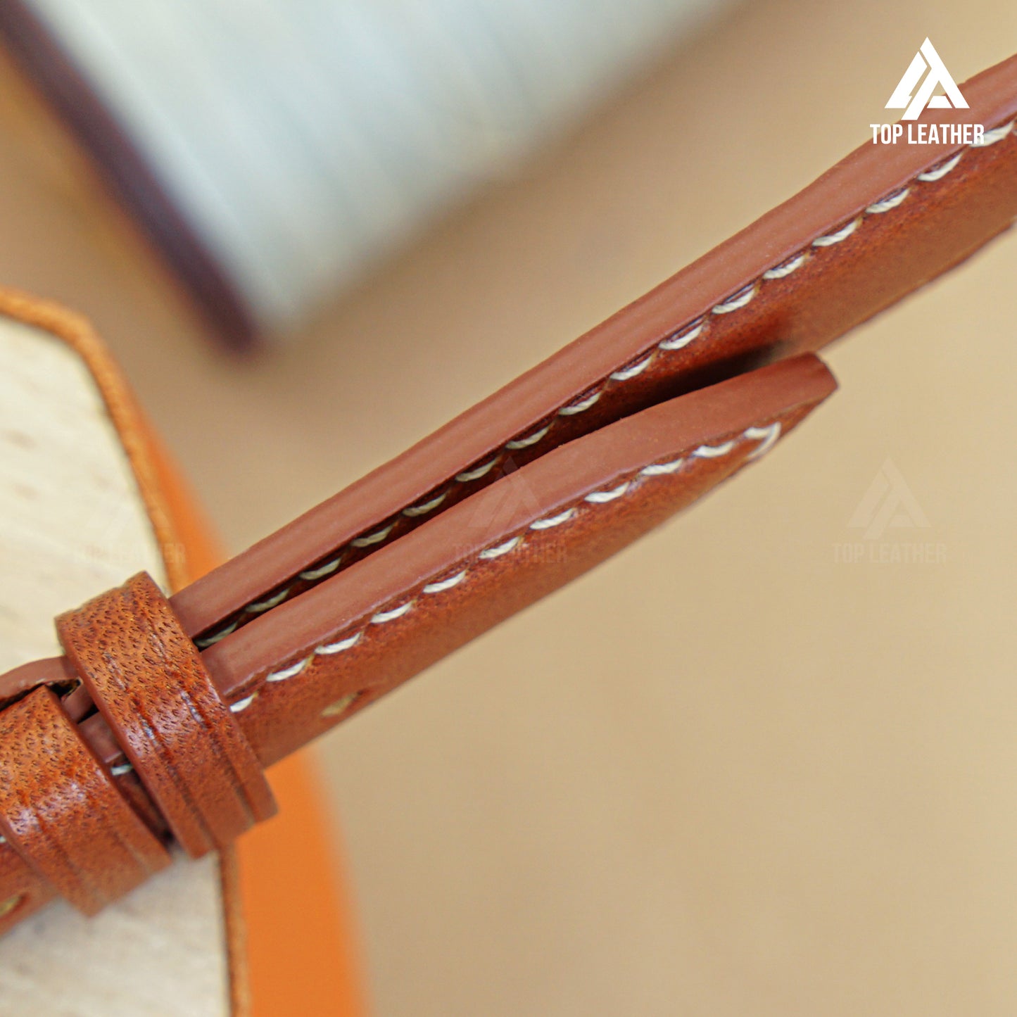 Vachetta Calfskin Leather Strap for Apple Watch & Mechanical Watch