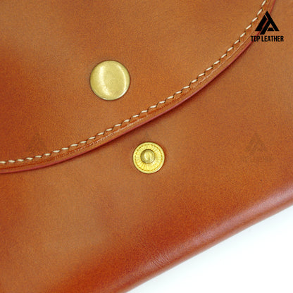 Pullup Leather Craft Stitching Wallet