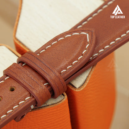 Vachetta Calfskin Leather Strap for Apple Watch & Mechanical Watch