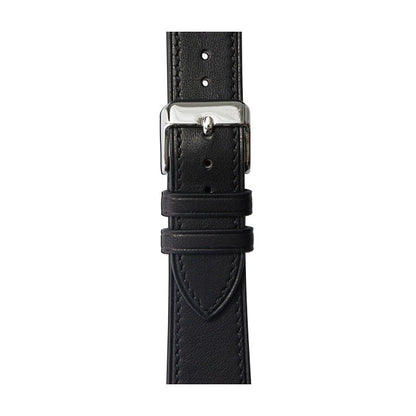 BARENIA Calfskin Watch Strap–Midnight black