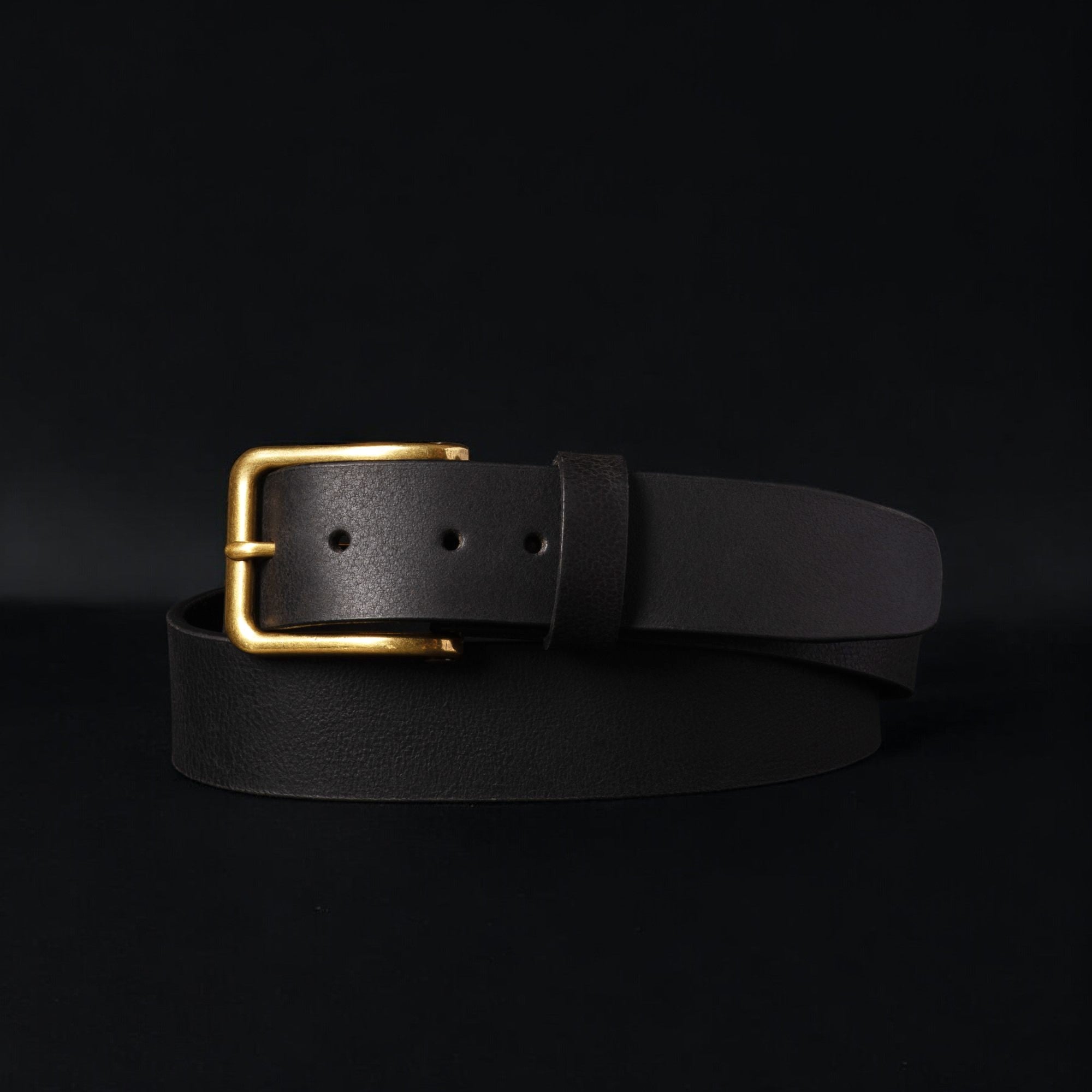 The Alchemist Belt - Brown Leather Belt With Gold-Tone Buckle