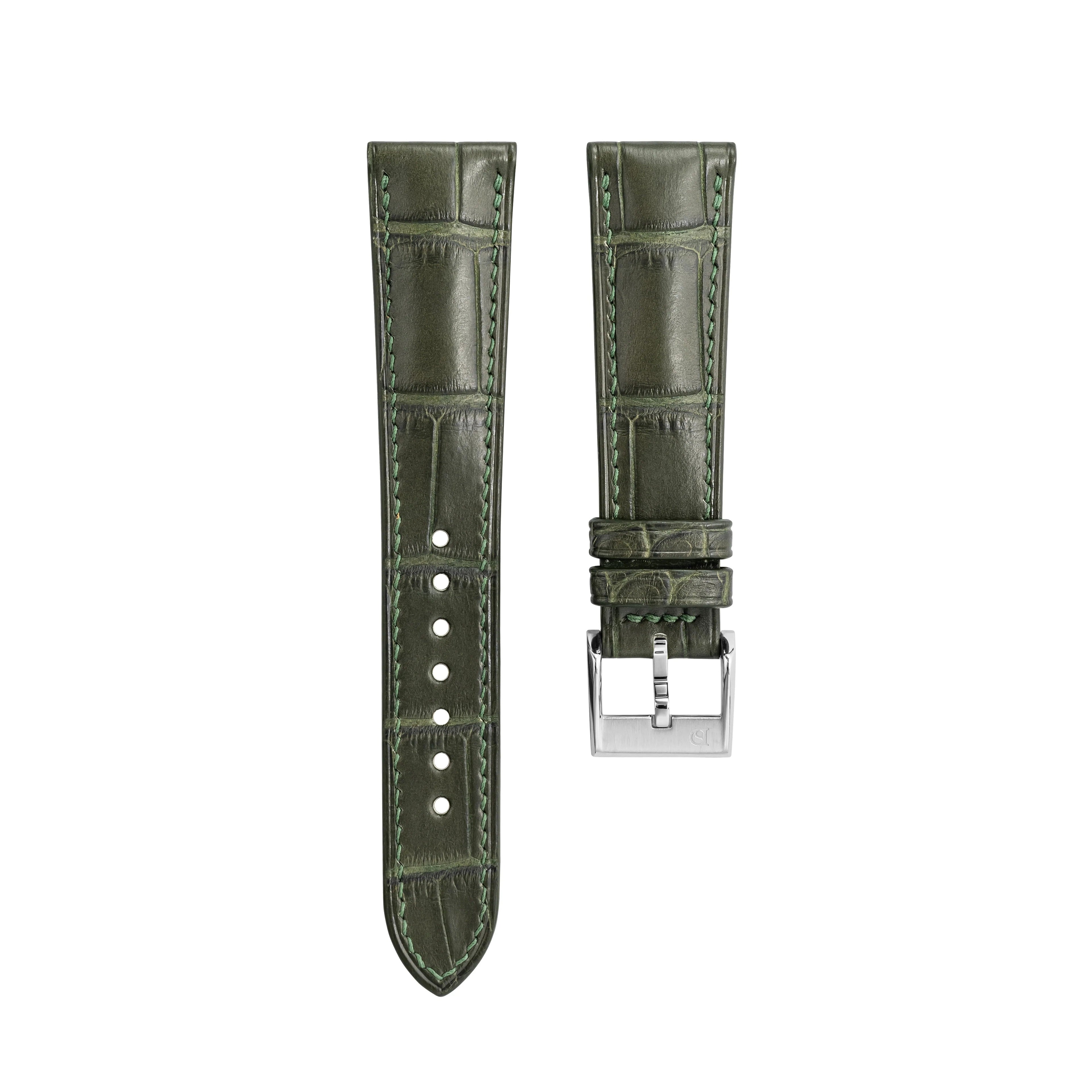 Matte Alligator Signature Strap