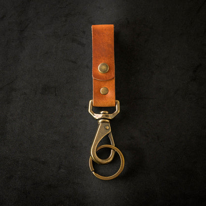 Leather Keychain Belt Clip