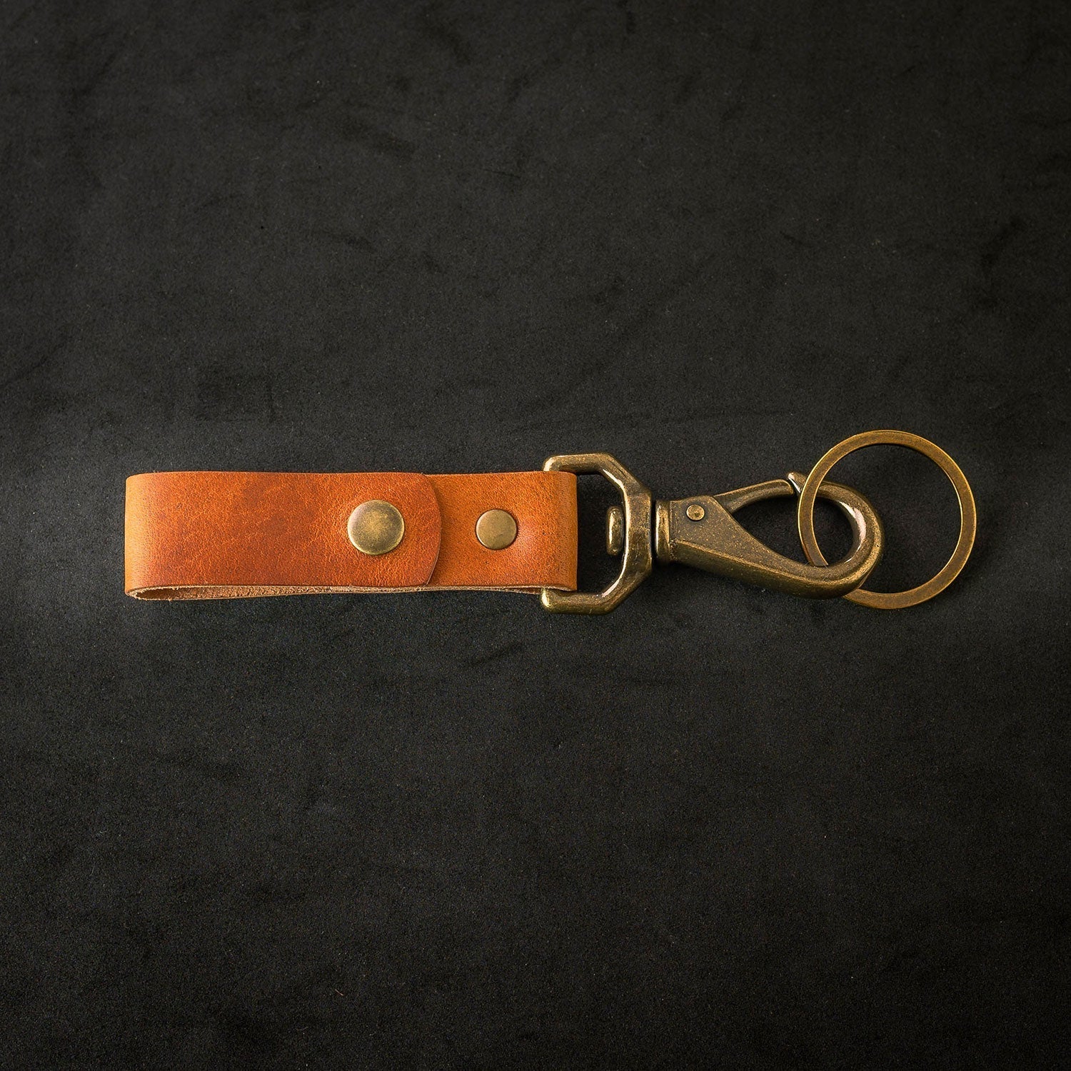 Leather Keychain Belt Clip