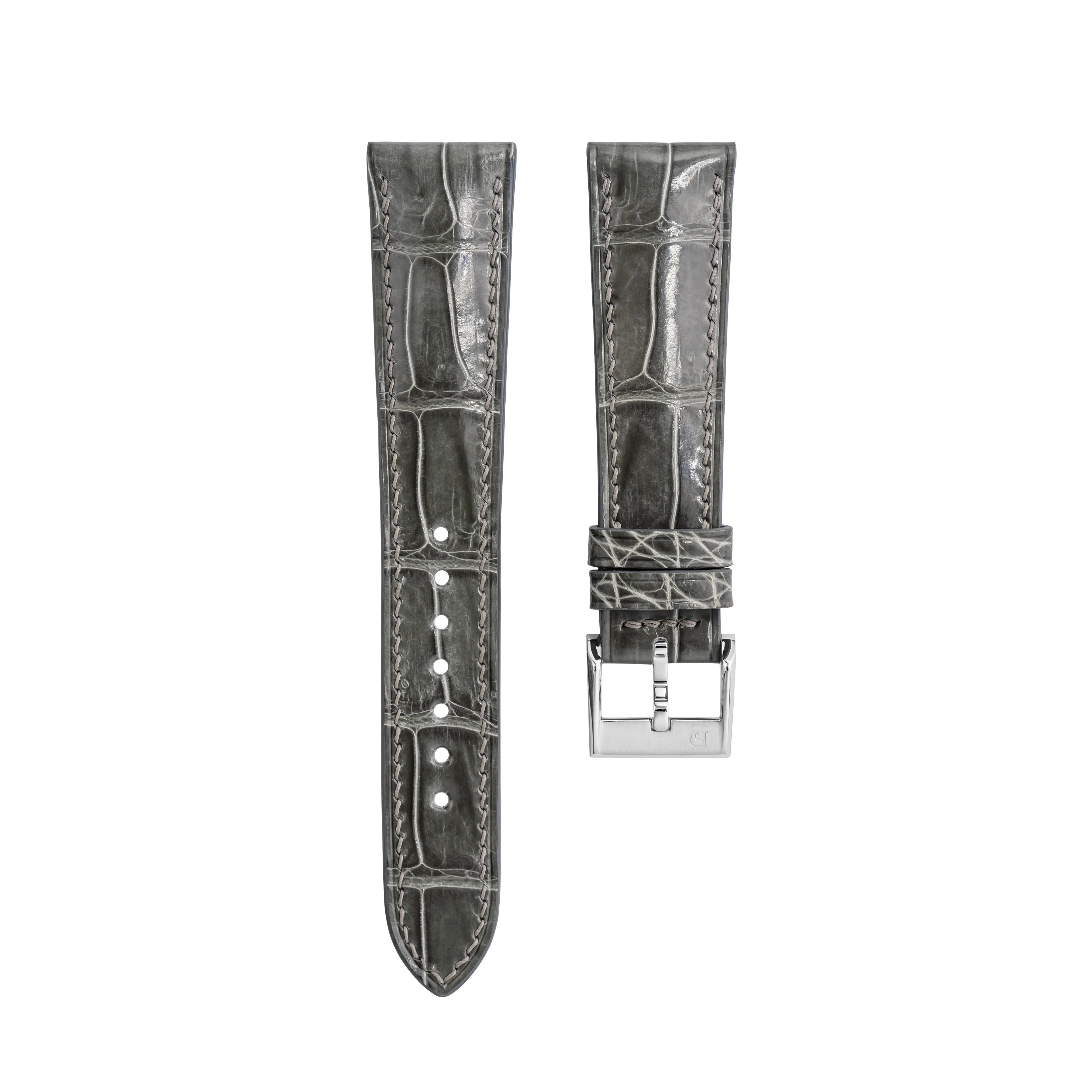 Glossy Crocodile Signature Strap