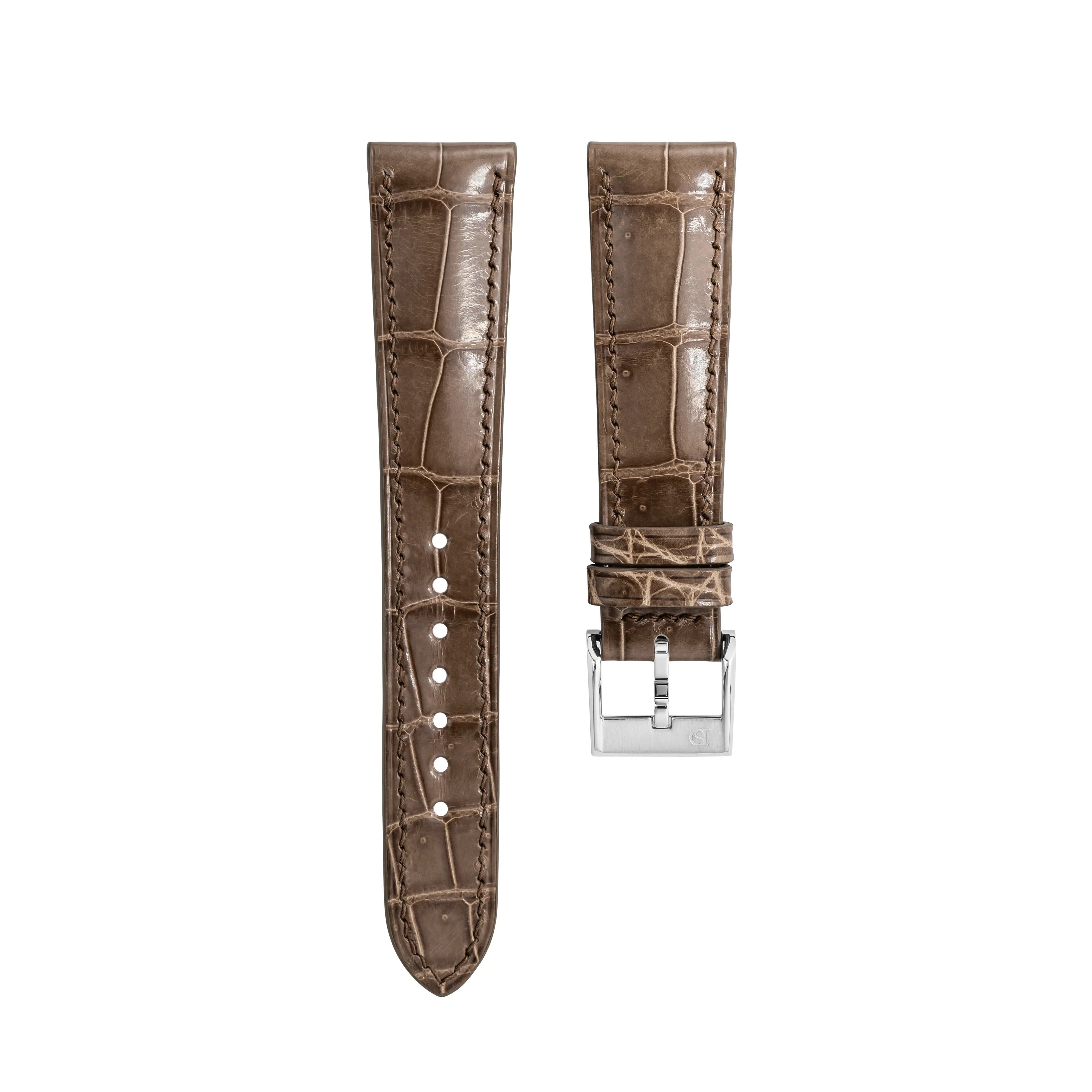 Glossy Crocodile Signature Strap