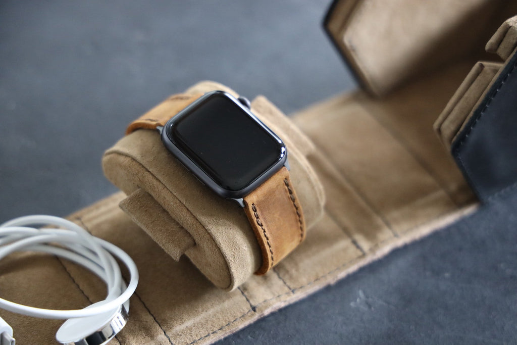 Leather Watch Case - Tobacco