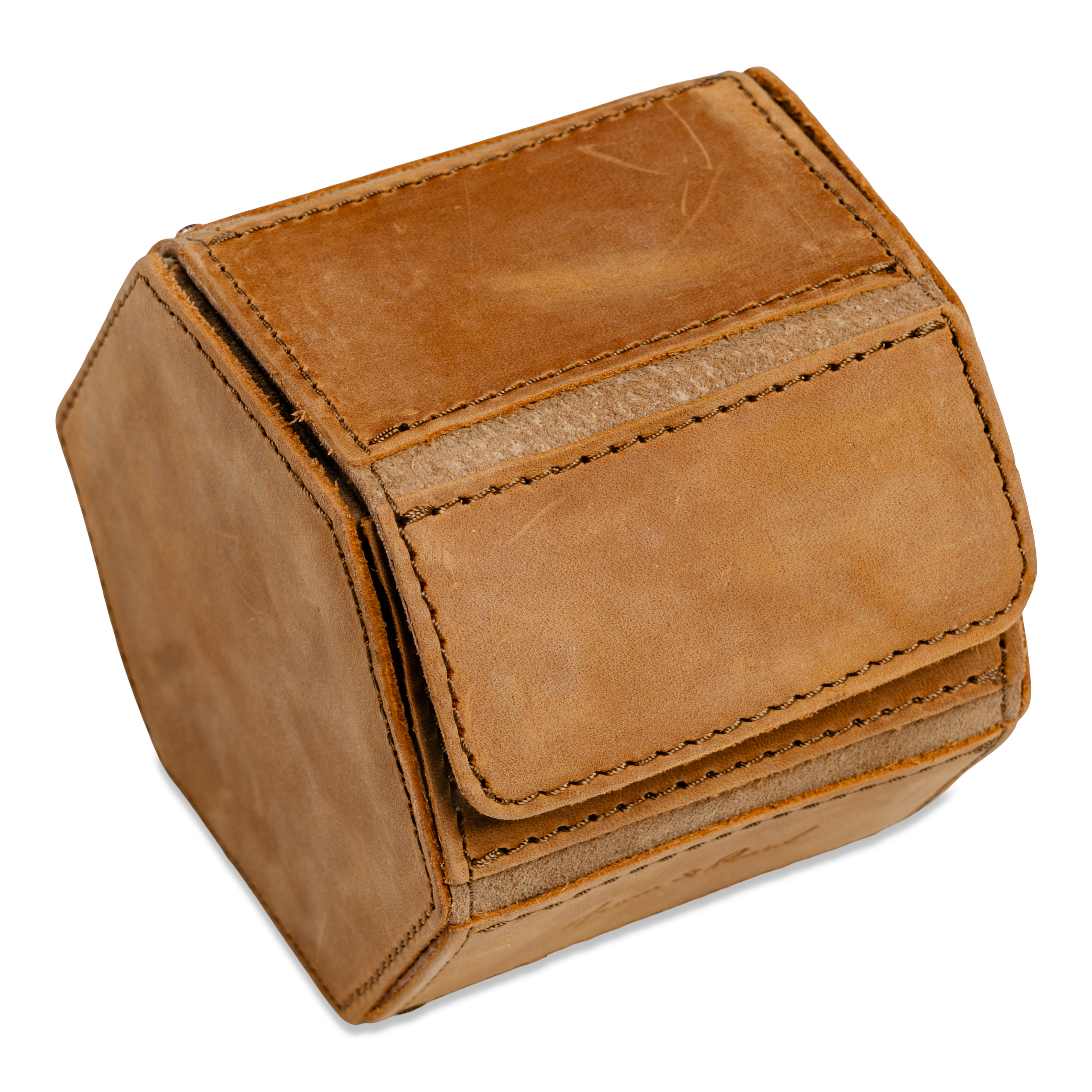 Leather Watch Case - Tobacco