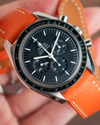 Orange Epsom Slim Strap