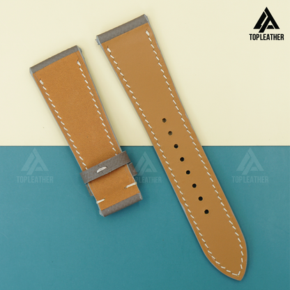 Watch Strap Epsom Leather for Apple Watch, Samsung Watch, Mechanical Watch - Grey EP2208