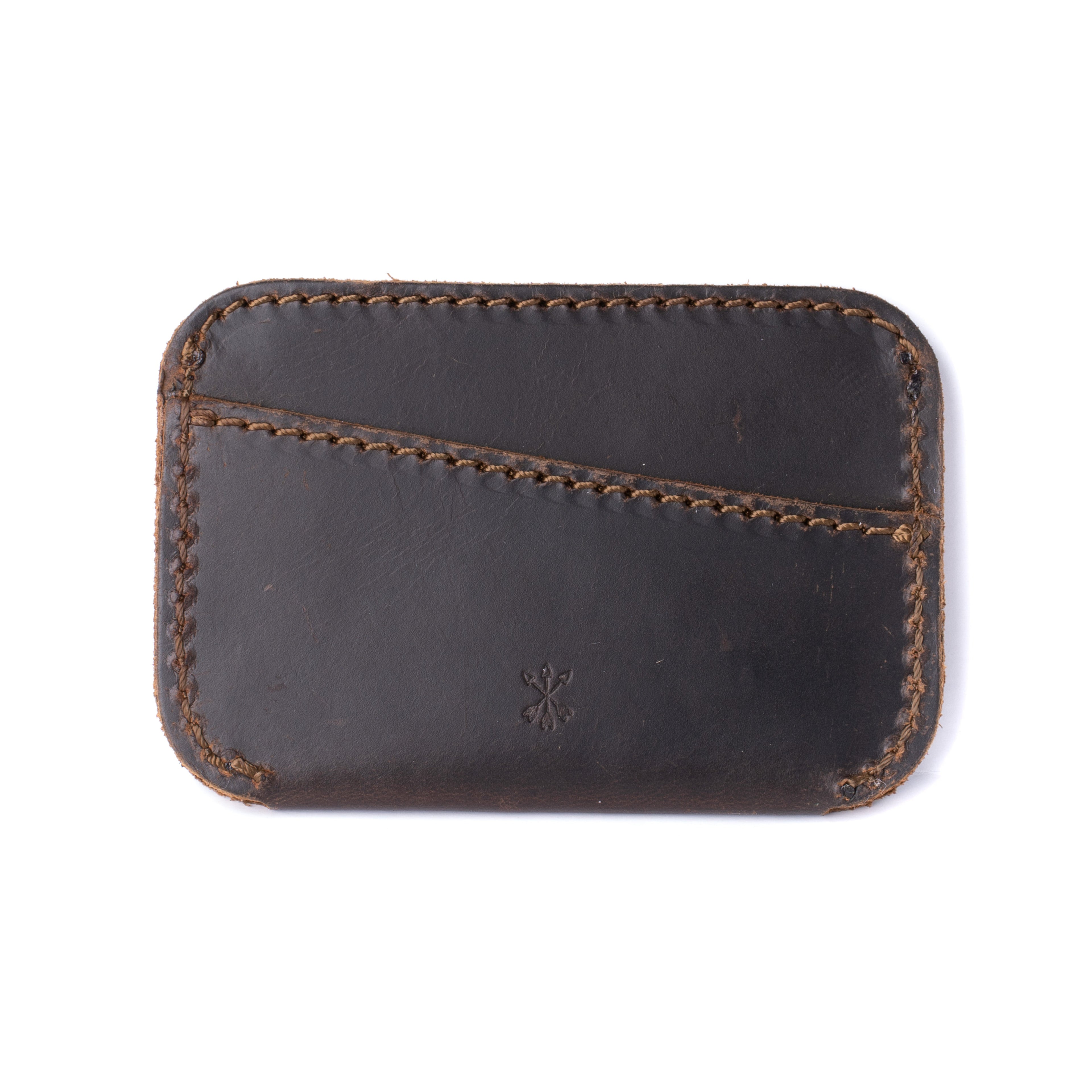 Leather Simple ID Wallet - Espresso