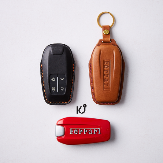 Super Car Leather Car Key Case