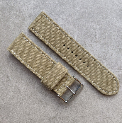 Canvas Watch Strap - Khaki