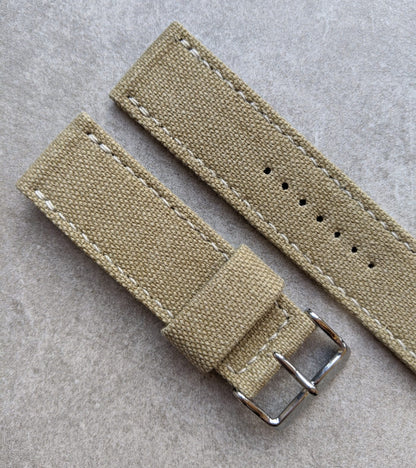 Canvas Watch Strap - Khaki