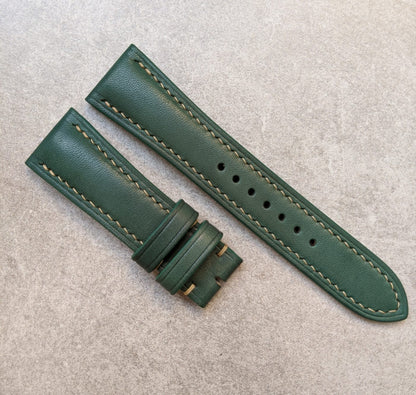 French Calfskin Watch Strap - Green