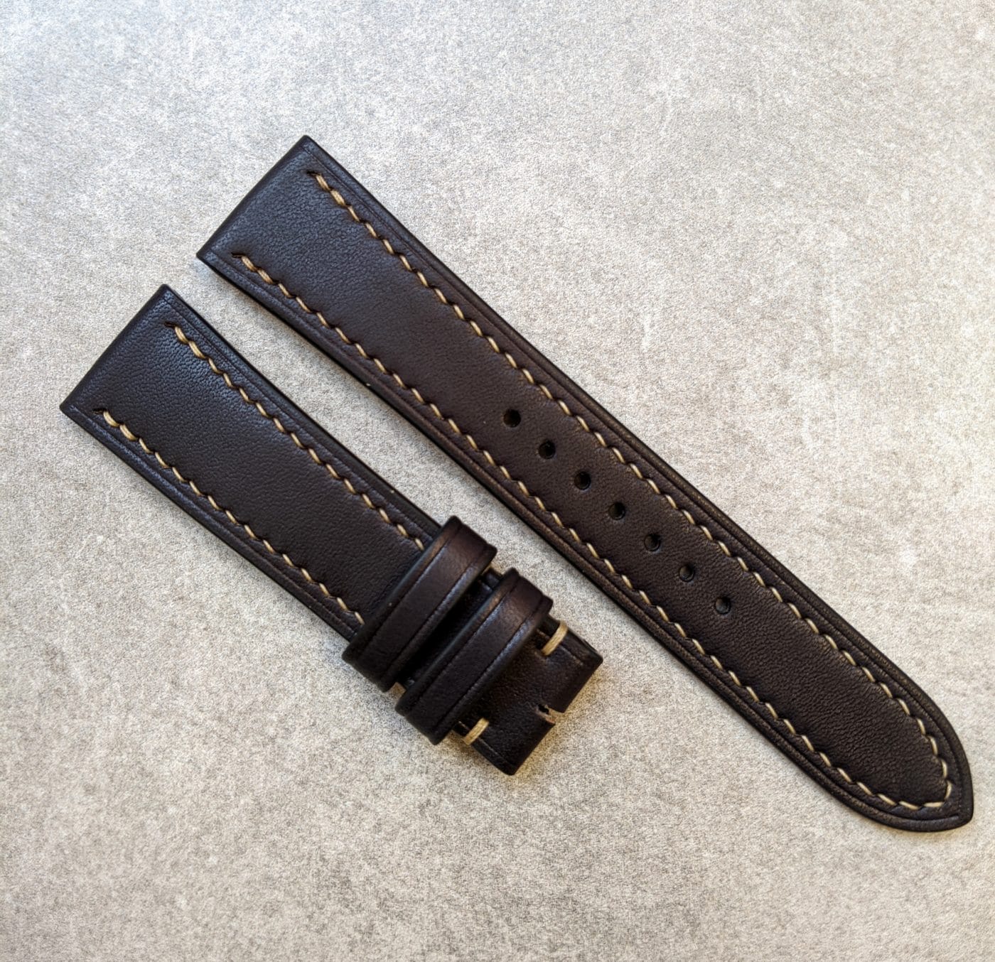 French Calfskin Watch Strap - Black