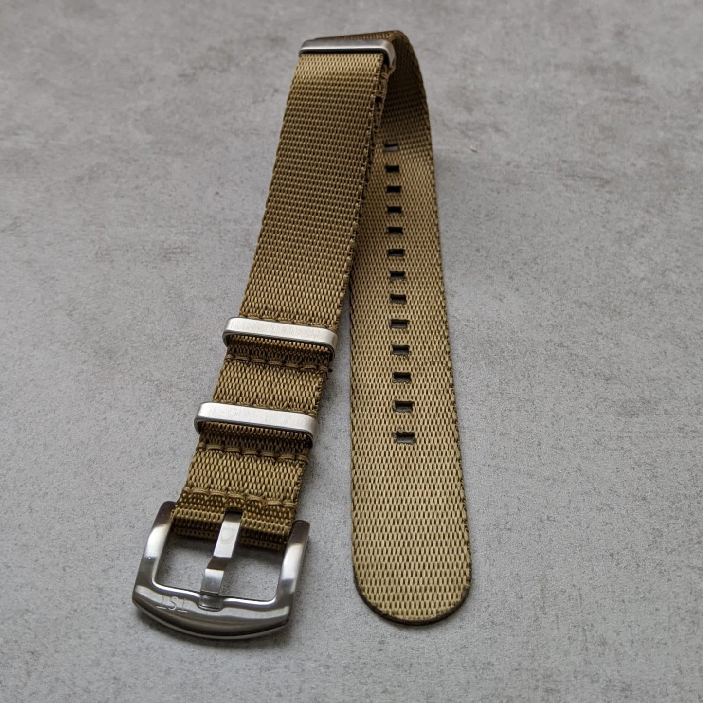 Premium Fabric Watch Strap - Khaki