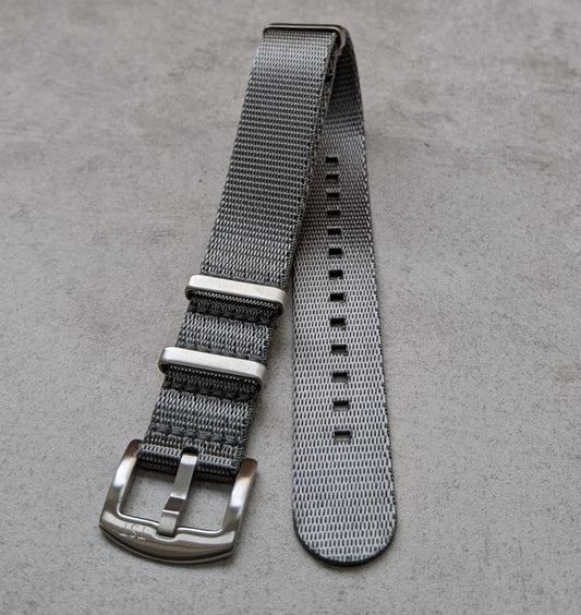 Premium Fabric Watch Strap - Grey