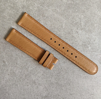 Vintage Pig Skin Strap - Natural Tan