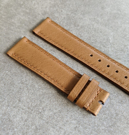 Vintage Pig Skin Strap - Natural Tan