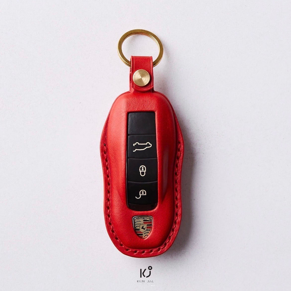 Porsche Leather Car Key Case