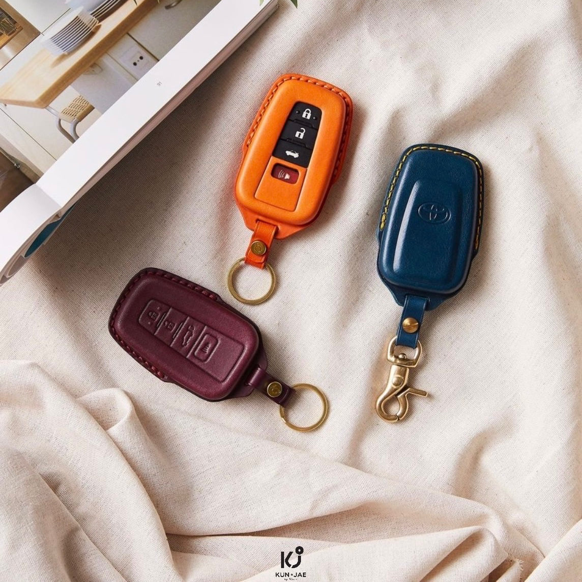 Toyota Leather Car Key Case