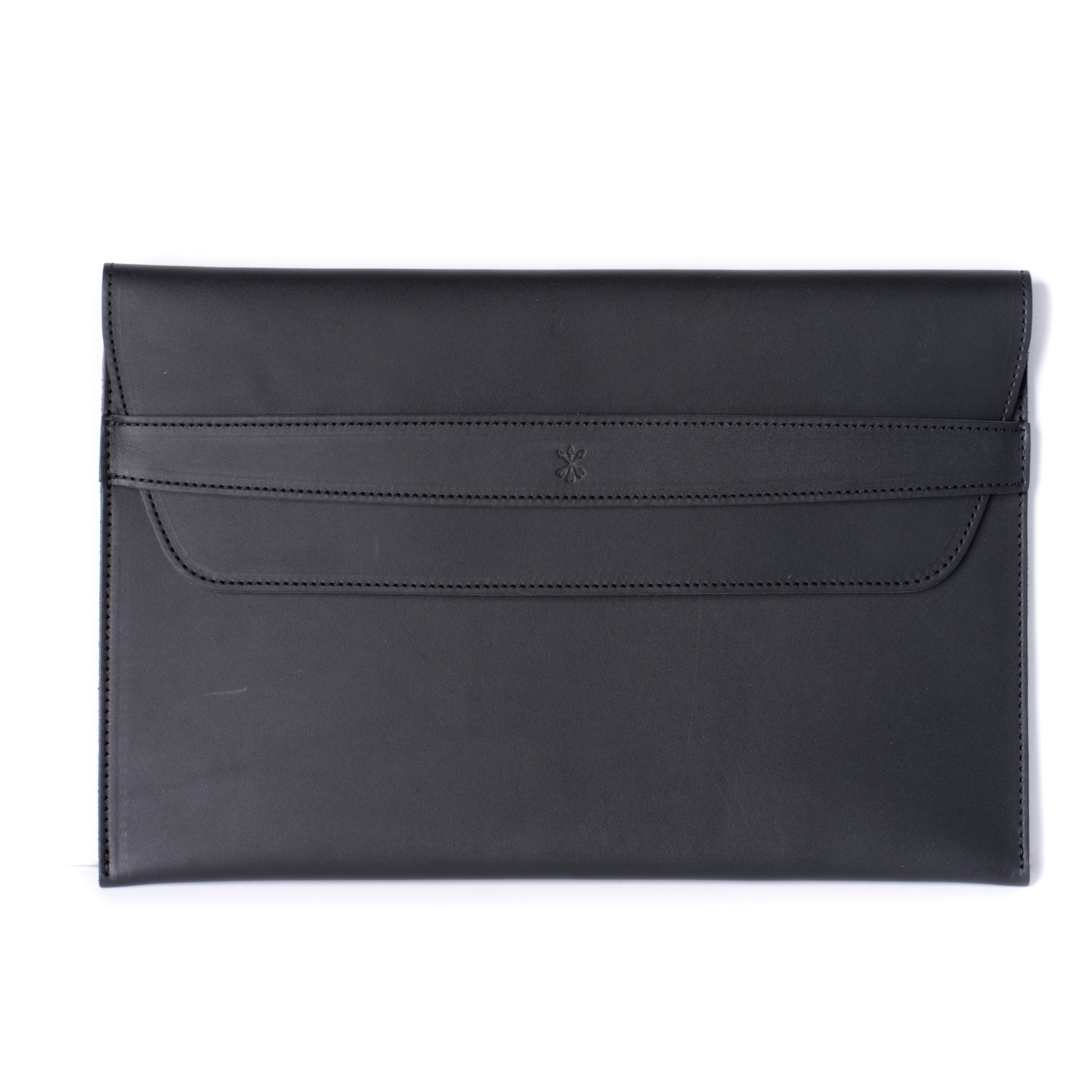 Leather iPad Pro Envelope Case - Midnight