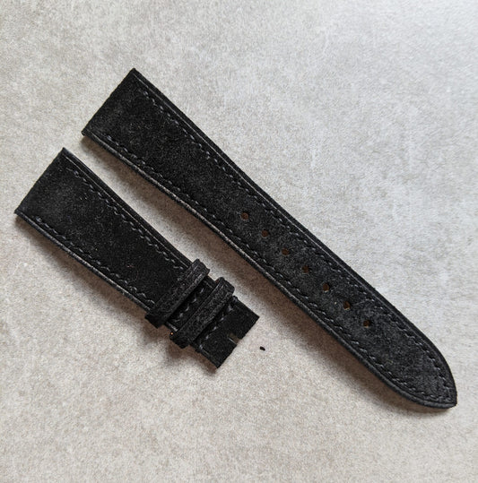 Premium Suede Strap - Black