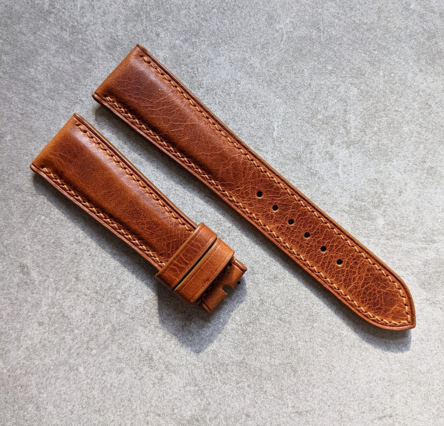 Badalassi Wax Watch Strap - Tan Brown