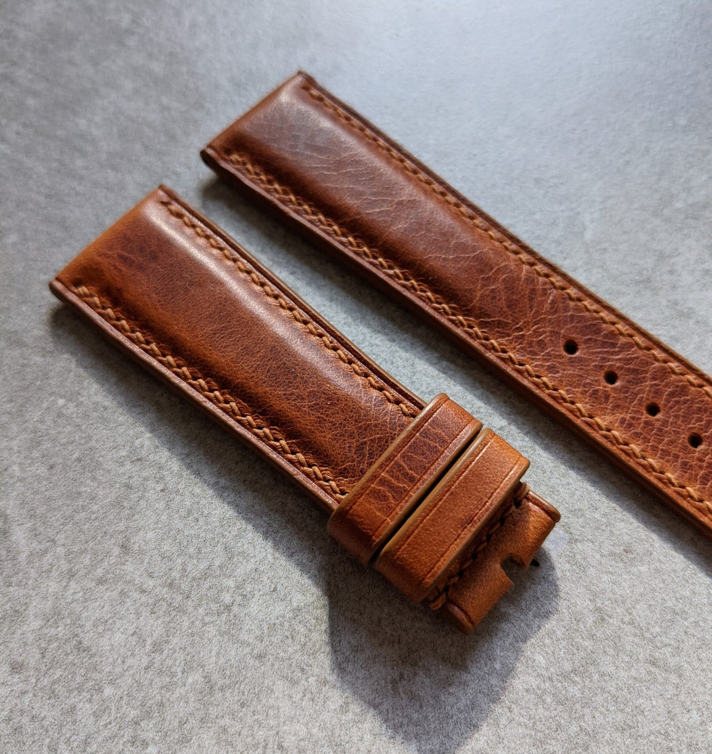 Badalassi Wax Watch Strap - Tan Brown