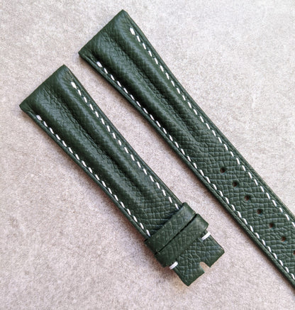 Epsom Calfskin Speedy Ridge Strap - Forest Green